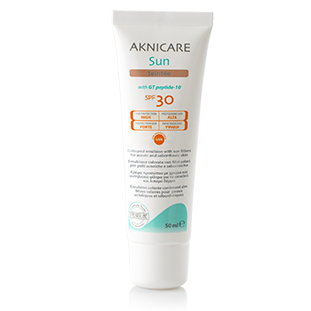 Aknicare Sun Teintee SPF30 Dore, 50 ml